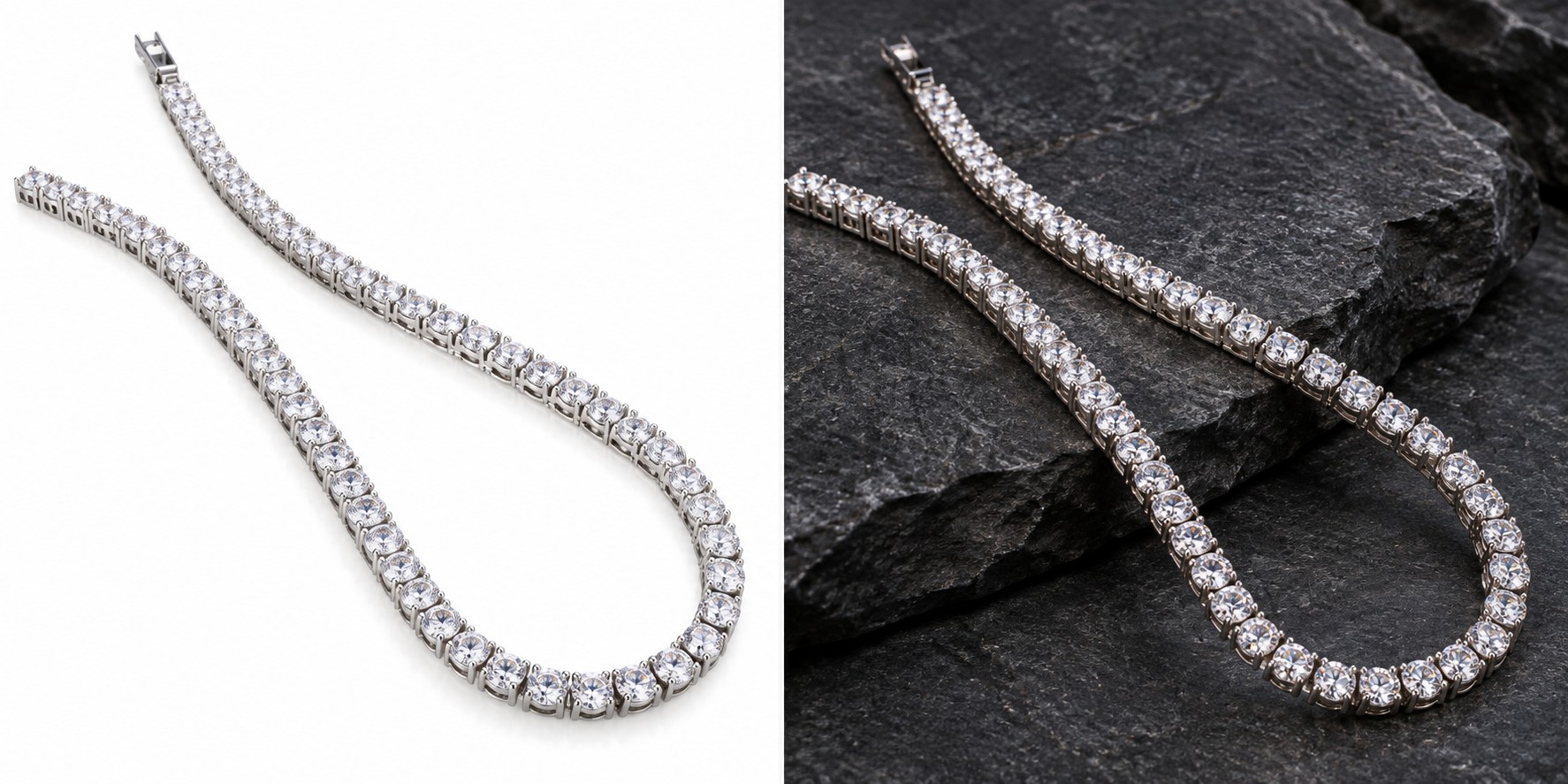 Classic Tennis Bracelet — AI design preview